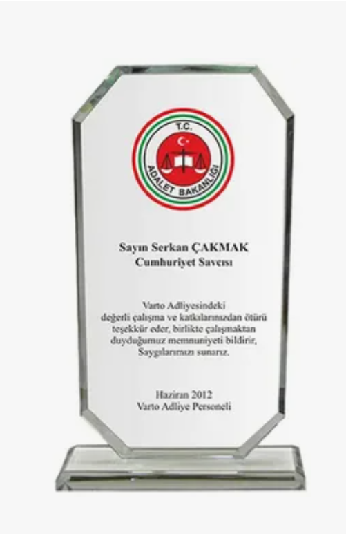 KRİSTAL PLAKET